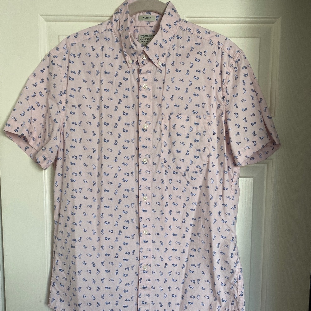 J.Crew Men's Slim short sleeved shirt
